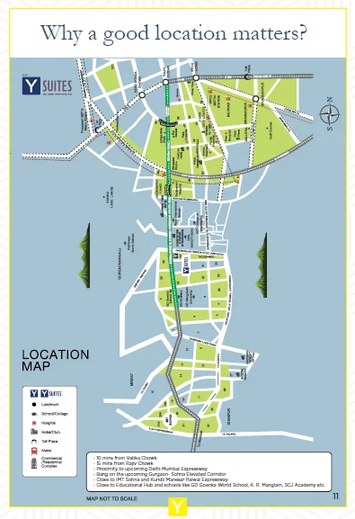 True Habitat Luxe Residency 112 Location Map