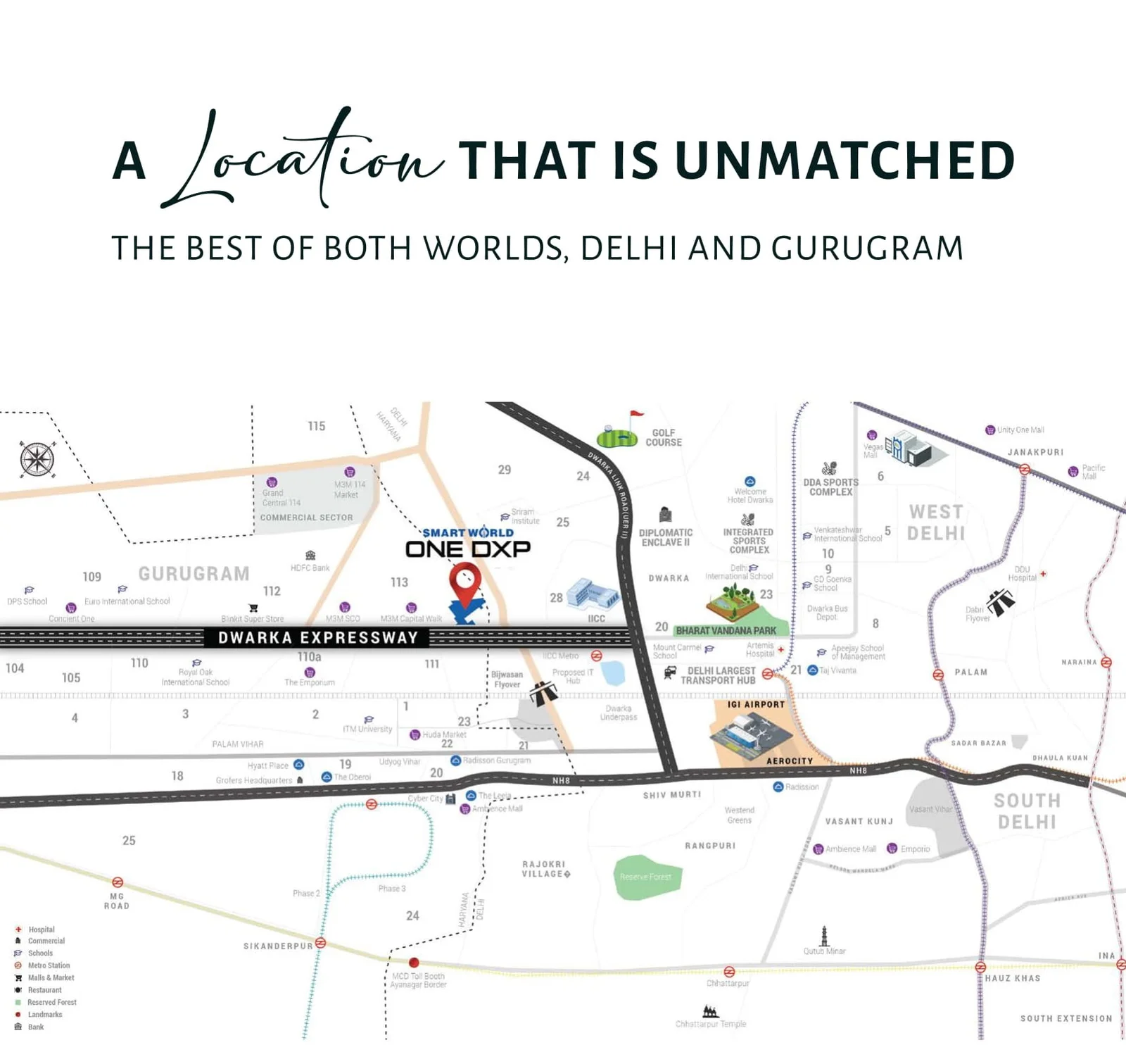 True Habitat Luxe Residency 112 Location Map