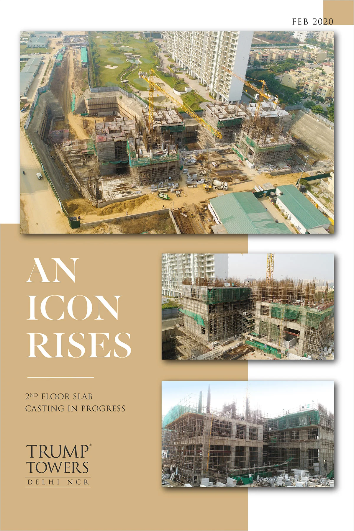 Trump Tower Gurgaon Construction Feb 2020