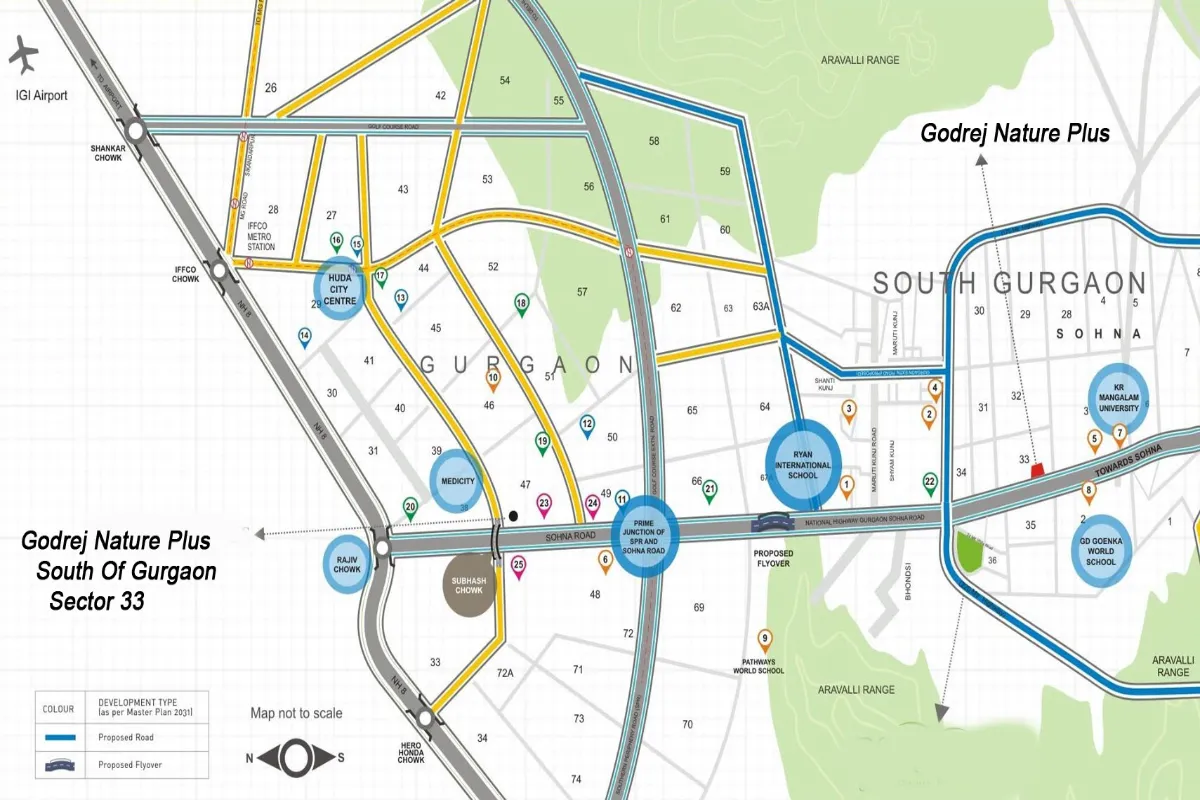 Godrej Nature Plus Location Map